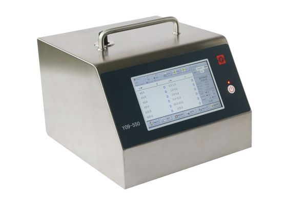 Ein guter Preis. Cleanroom, der Luftteilchen-Zähler 80W DC16.8V der Strömungsgeschwindigkeits-50lpm überwacht Online