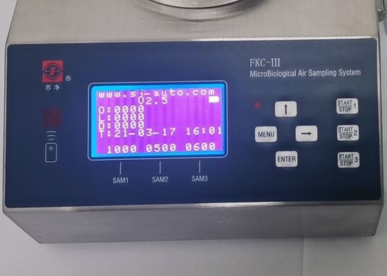 Ein guter Preis. Cleanroom-lebensfähiger Mikrobenluft-Probenehmer SU316L 0.38m/S Online
