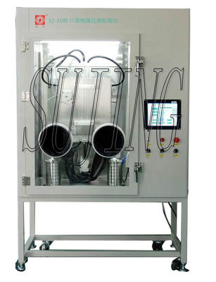 Ein guter Preis. Medizinische Prüfmaschine 2200cfu der Gesichtsmaske-BFE 28,3 l/min Online