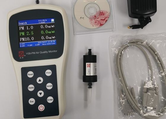 Ein guter Preis. PM1 ununterbrochener Partikelluft-Qualitäts-Monitor 10W des monitor-Y09-PM portierbarer Online